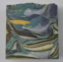 7 - Lake Crescent Art style bath bar