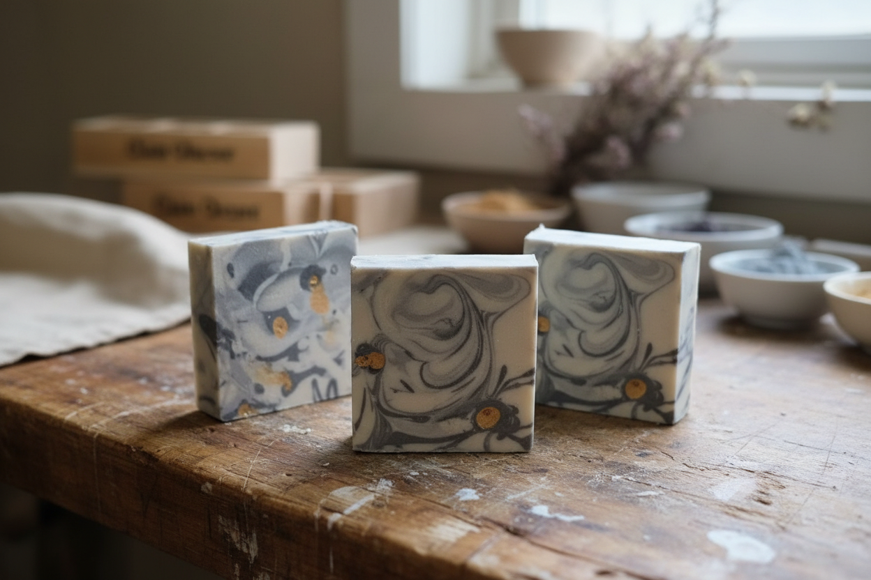 Clair Obscur bars - natural arrangement with flat tops
