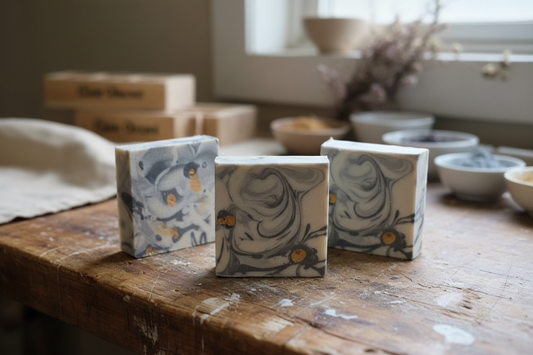 Clair Obscur bars - natural arrangement with flat tops