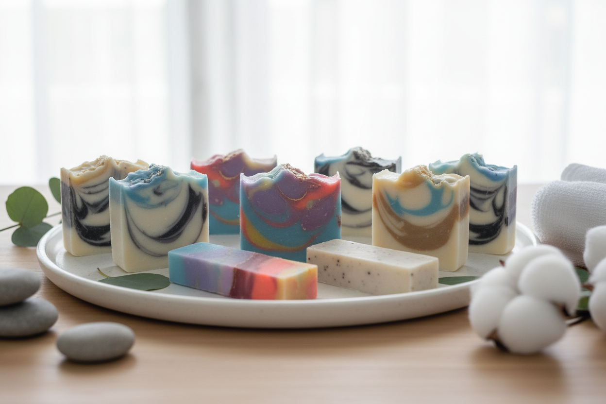 Sample bars - enhanced product photo